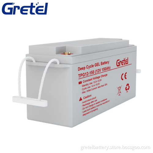Rechargeable 12V 200ah Deep Cycle Gel Solar Battery